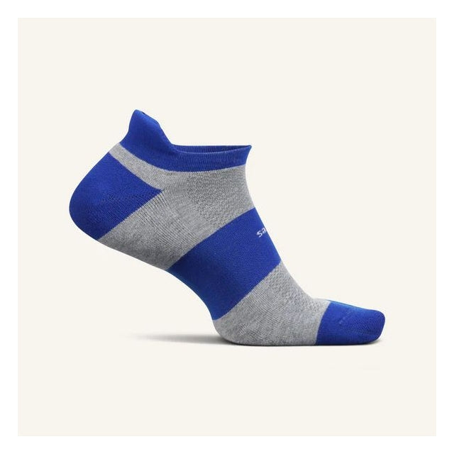 Feetures! High Performance Cushion No Show Tab Socks Boost Blue