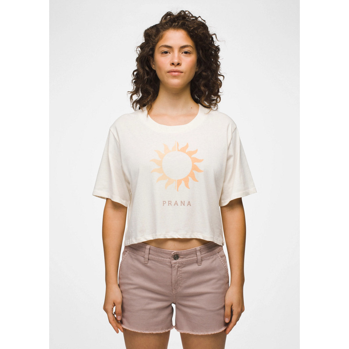 Women&#39;s Everyday Vintage-Washed Graphic Crop Tee
