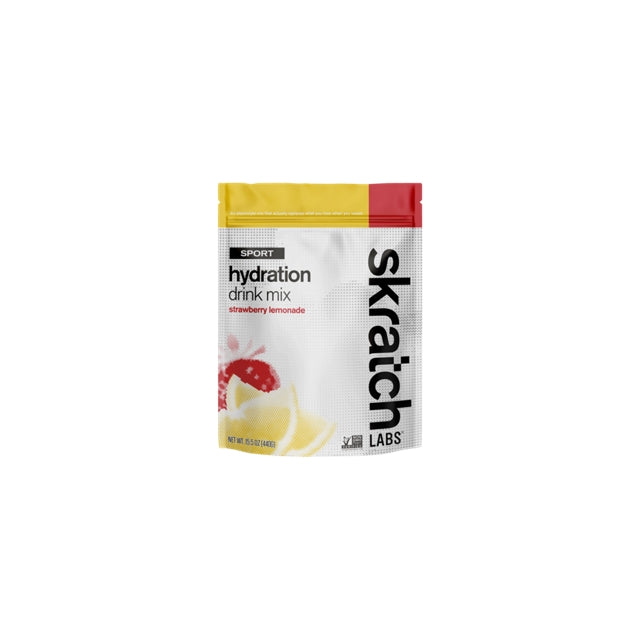 Skratch Labs Sport Hydration Drink Mix, Fruit Punch, 20-Serving Strawberry Lemonade