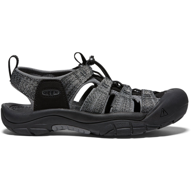 Keen Men&#39;s Newport H2 Sandal Black/Steel Grey