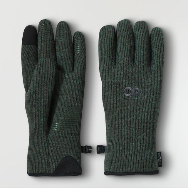 Outdoor Research Men&#39;s Flurry Sensor Gloves 1943 Loden