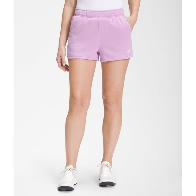 The North Face Women&#39;s Half Dome Fleece Short PKT Lupine/TNF White