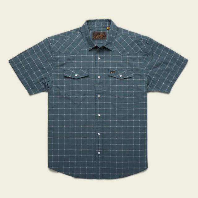 Howler Brothers Men&#39;s H Bar B Snapshirt PET Crossroads Dobby:Petrol