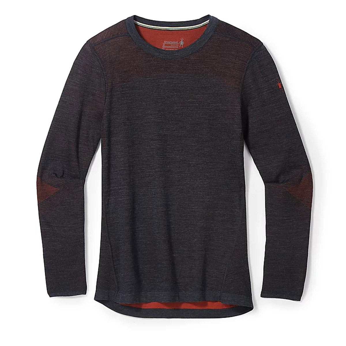 Smartwool Men&#39;s Intraknit Thermal Merino Base Layer Crew Charcoal Heather