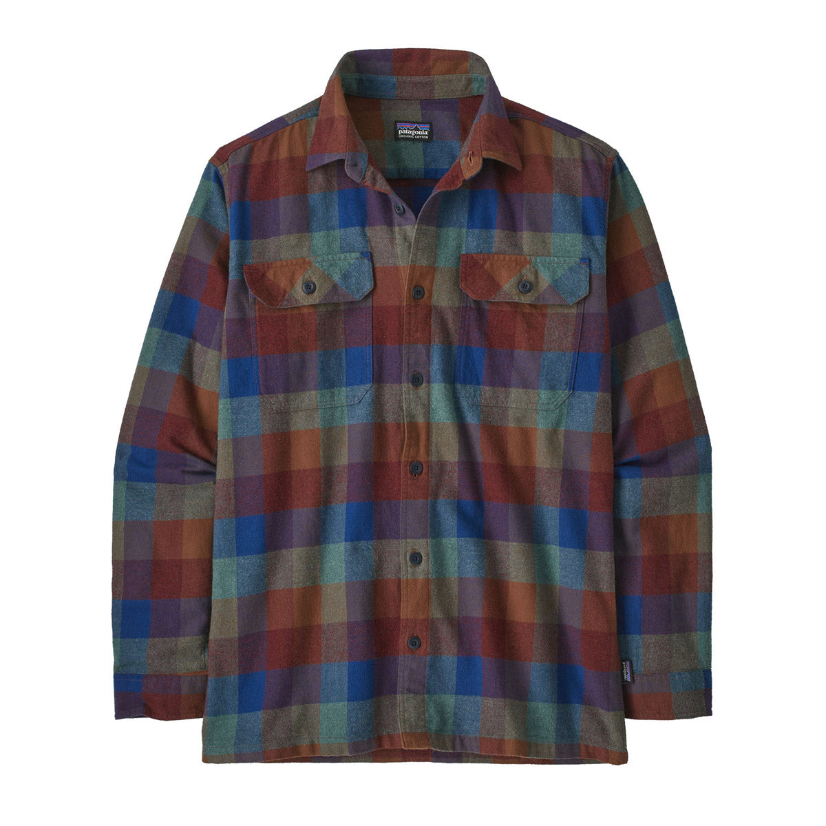 Men&#39;s Long-Sleeved Organic Cotton Midweight Fjord Flannel Shirt