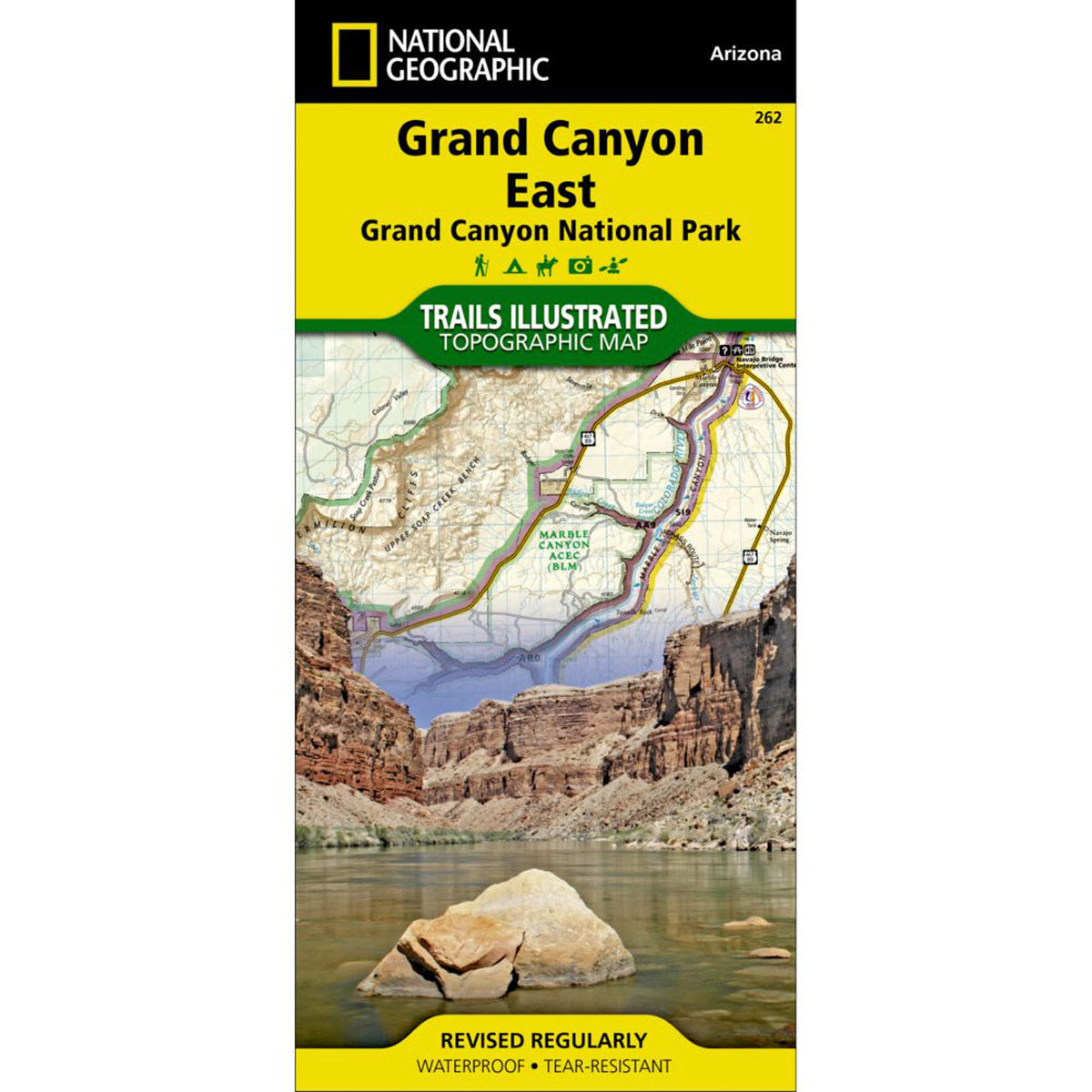 Grand Canyon East [Grand Canyon National Park] Map-National Geographic Maps-Uncle Dan&#39;s, Rock/Creek, and Gearhead Outfitters