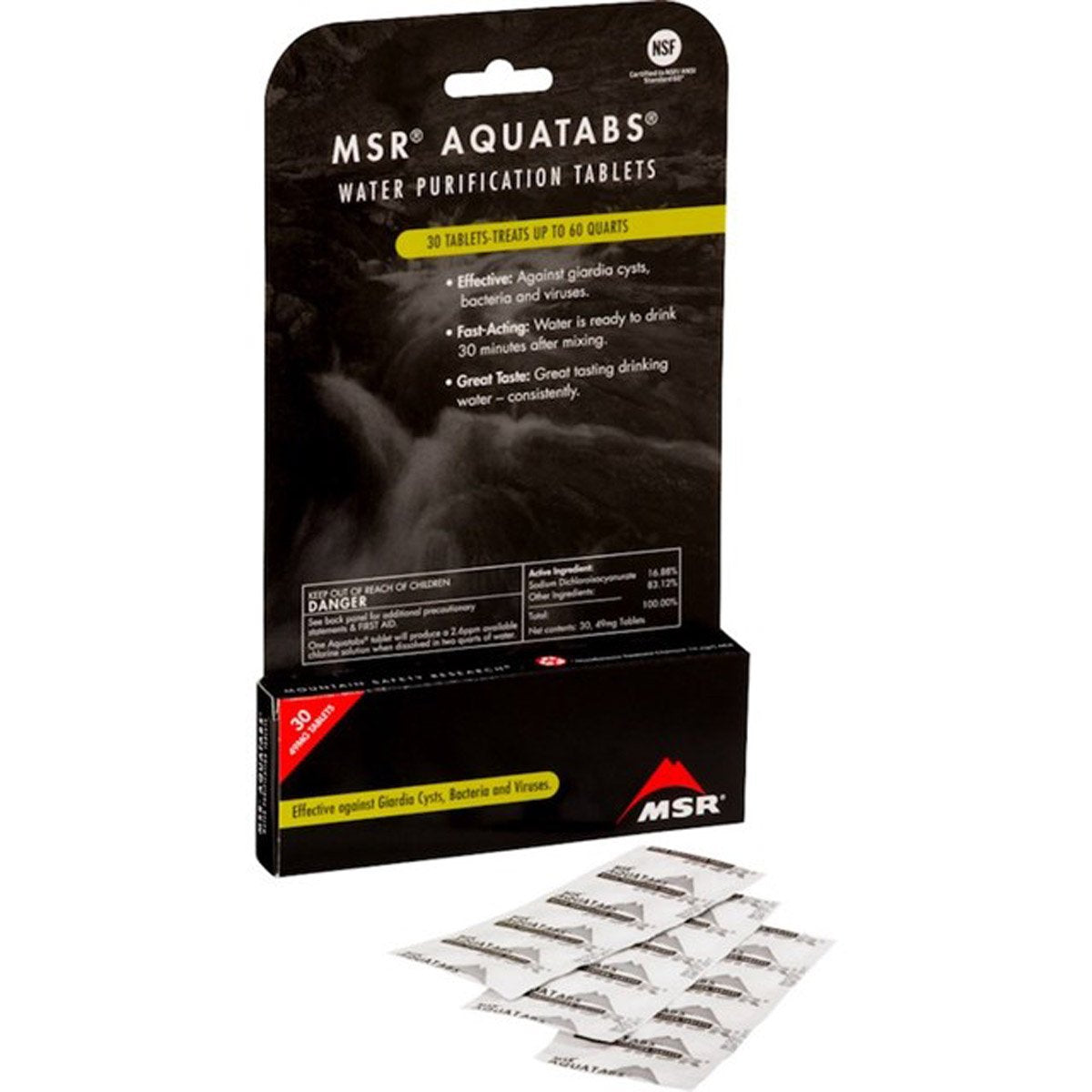 Aquatabs Water Purification Tablets (Box of 30)-MSR-Uncle Dan's, Rock/Creek, and Gearhead Outfitters