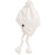 Girls' Purrl Stitch Earflap Beanie-The North Face-Gardenia White-Uncle Dan's, Rock/Creek, and Gearhead Outfitters