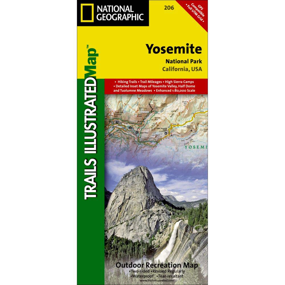 Trails Illustrated Map: Yosemite National Park-National Geographic Maps-Uncle Dan&#39;s, Rock/Creek, and Gearhead Outfitters
